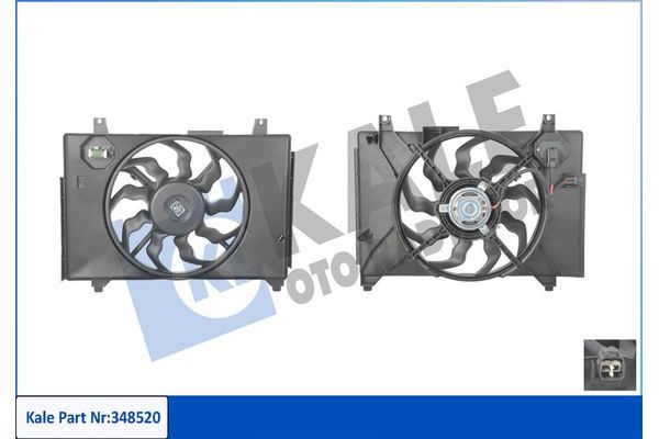 Radyatör Fan ve Motoru  MGA 83459