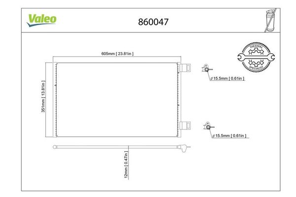 Klima Radyatörü  VALEO 860047
