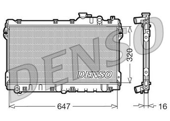 Su Radyatörü  DENSO DRM44015  DRM44015 B61P15200 B61P15200A B61P15200B BPE815200