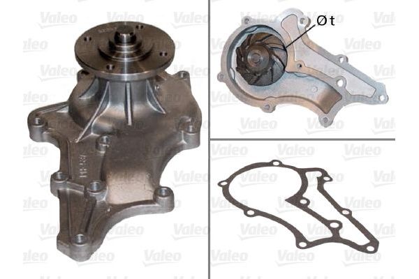 Devirdaim Su Pompası  Toyota Avensis Verso (M20)(2001->)  VALEO 506411