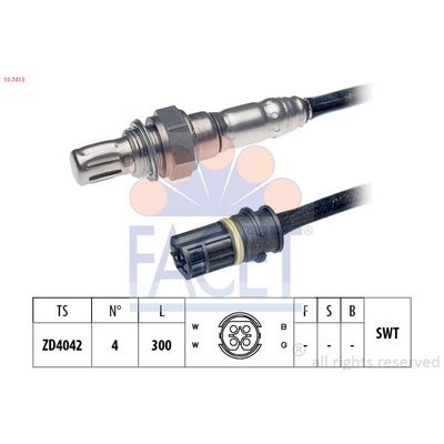 Oksijen (Lambda) Sensörü  FACET 10.7413