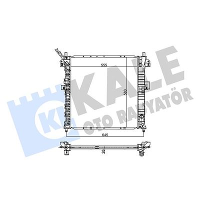 Su Radyatörü  Ssangyong Kyron (10.2005->)  KALE 356370
