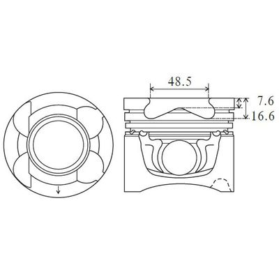 Piston  SONNE 590KR01801