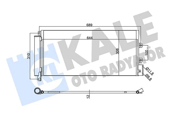 Klima Radyatörü  KALE 195700