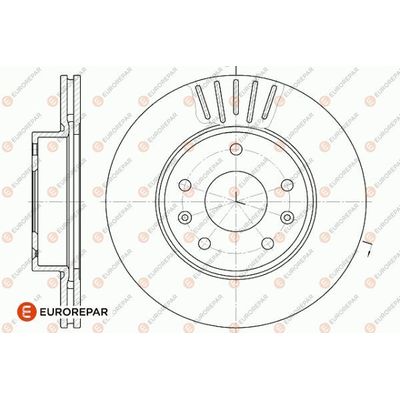 Fren Disk Ayna Ön Sağ ve Sol Land Rover Freelander 1 (LN)(11.2003->)  EUROREPAR 1642757780