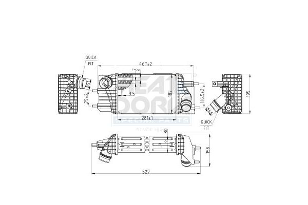 Turbo Radyatörü  ORİS 258-4835