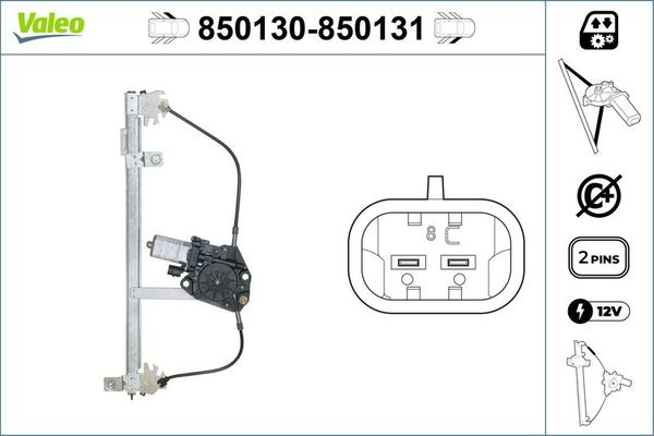 Cam Krikosu Ön Sol Alfa Romeo 155 (1992->)  VALEO 850130