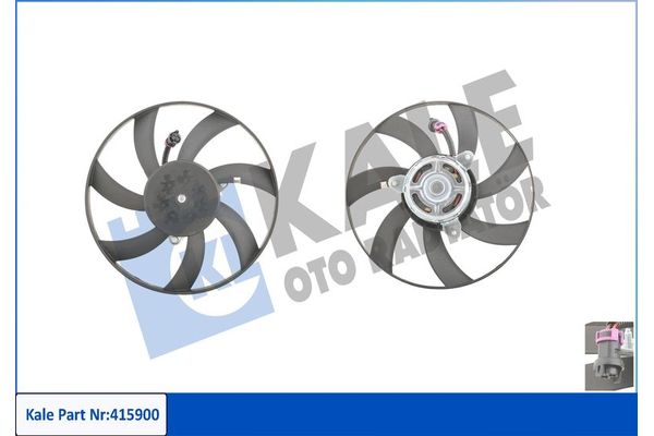Radyatör Fan ve Motoru  Seat Cordoba 2/4 Kapı (6K2)(11.1993->)  KALE 415900