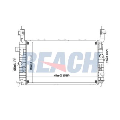 Su Radyatörü  Nissan Primera Traveller [SW] (P12)(12.2001->)  BSG 63-520-015