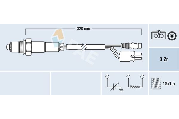 Oksijen (Lambda) Sensörü  FAE 77378