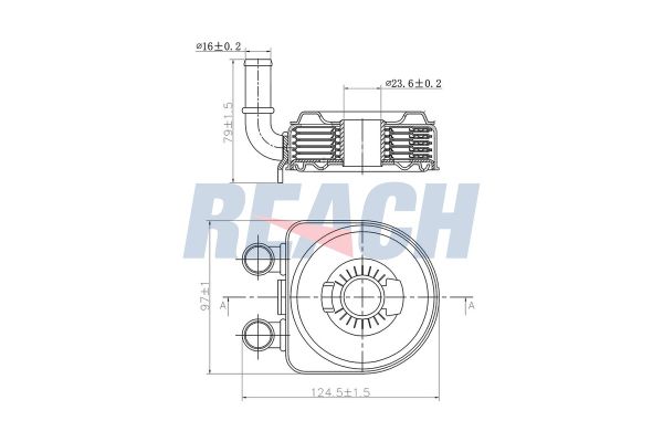 Motor Yağ Soğutucu  MGA 63400
