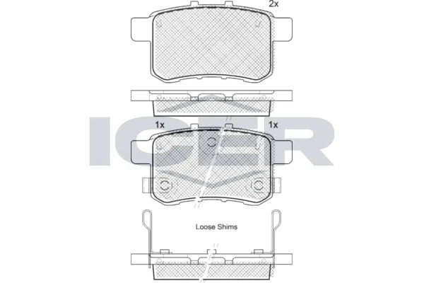 Fren Disk Balata Arka Honda Accord Tourer (CW)(09.2008->)  KRAFTVOLL 07010654