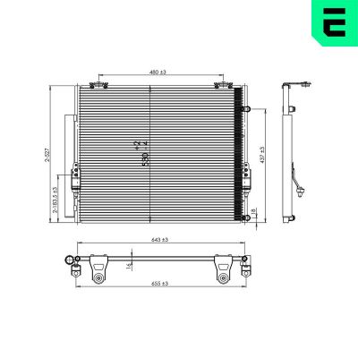 Klima Radyatörü  ERA 667350