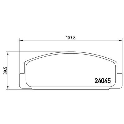 Fren Disk Balata Arka Mazda 6 Sedan (GH)(08.2007->)  MAGNETI MARELLI 363700449036