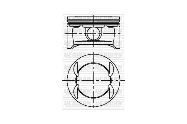 Piston (73.40MM-0.50)  GOETZE 87-73451-050