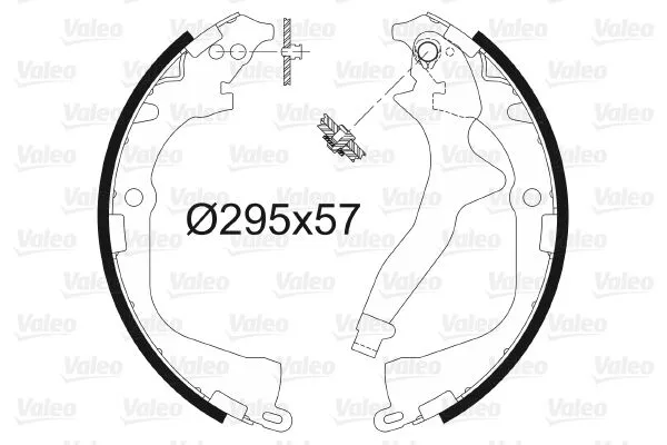 Fren Pabuçlu Balata Arka Volkswagen Amarok (2HA/2HB/S1B)(03.2010->2016)  VALEO 564148