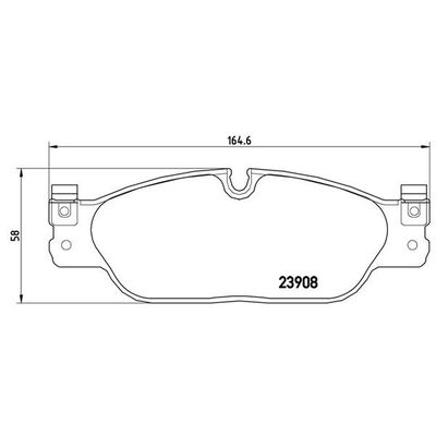 Fren Disk Balata Ön Jaguar XJ (X350/X358)(2003->)  MAGNETI MARELLI 363700436021
