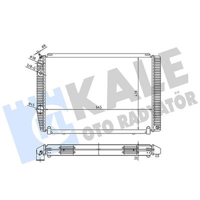 Su Radyatörü  WENDERPARTS MA6385012801