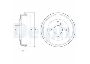 Kampana Arka Sağ veya Sol DELPHI BF591  2017683 G1B51126AA C1BZ1126A
