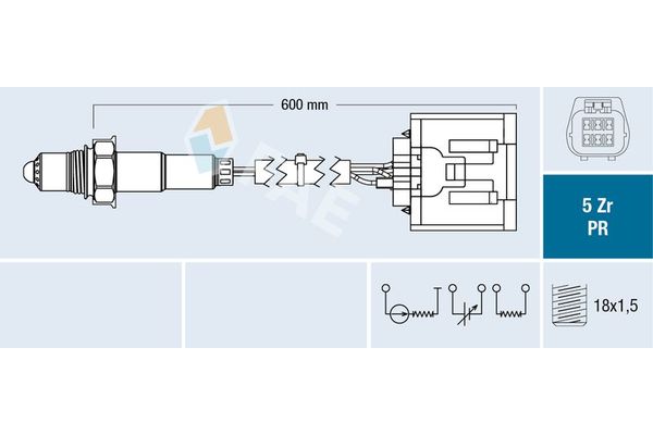 Oksijen (Lambda) Sensörü  FAE 75089