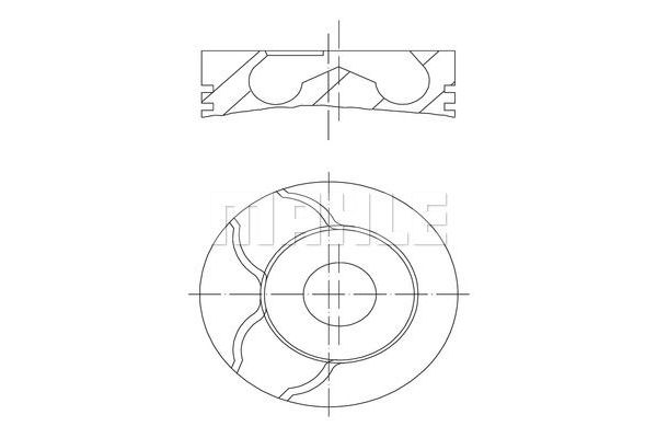 Piston (89.00MM-STD)  GOETZE 87-70458-STD