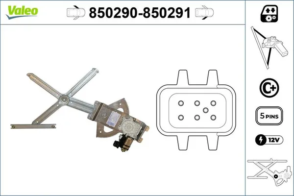 Cam Krikosu Ön Sol VALEO 850290