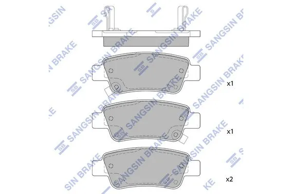 Fren Disk Balata Arka Honda CR-V (RE)(01.2007->)  SANGSIN SP1568