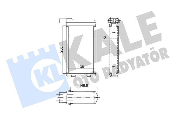 Kalorifer Radyatörü  KALE 136400
