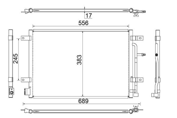 Klima Radyatörü  MAHLE AC 812 000S