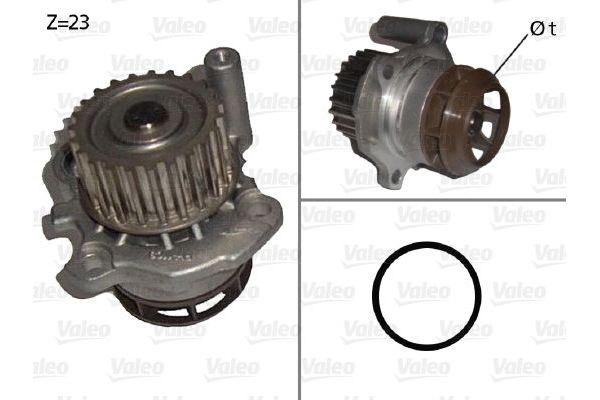 Devirdaim Su Pompası  Audi A6 Avant (4F5)(03.2005->)  VALEO 506876