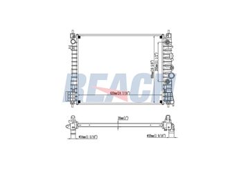 Su Radyatörü  MAHER 10592  1300366 1300365 41418326 42361594 42361595 42418326 42418327 94552132 94552135 95396443 95396444