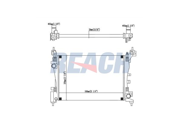 Su Radyatörü  MGA 80486