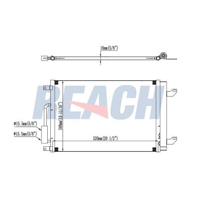 Klima Radyatörü  Lancia Lybra S.Wagon (1999->)  VALEO 814198