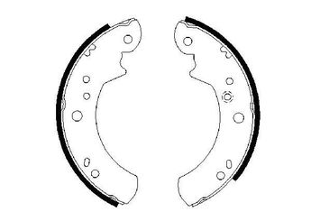 Fren Pabuçlu Balata Arka FASE 11-506-001  0986487328