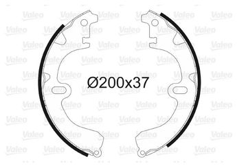 Fren Pabuçlu Balata Arka VALEO 562599  449512250 0449512250 449520150 0449520150 449512220 04495-12220 04495-12250 449520091 04495-20091 449520100 04495-20100 449520101 04495-20101 04495-20150 449532010 04495-32010 449532011 04495-32011 449532030 04495-32030 449532031 04495-32031