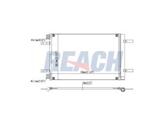 Klima Radyatörü  MADE IN TAIWAN 9816746580  9673629780 1626267380 9816746580 3644520