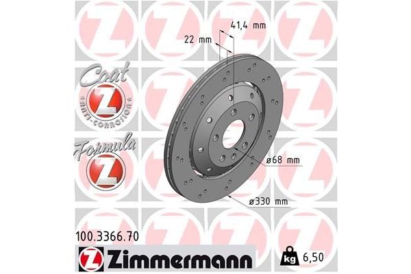 Fren Disk Ayna Ön Sağ ve Sol ZIMMERMANN 100.3366.70