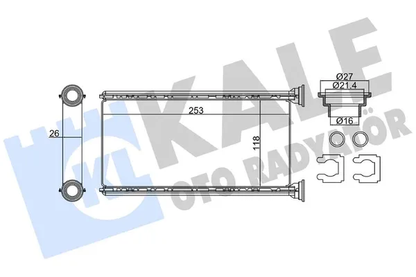 Kalorifer Radyatörü  KALE 370635