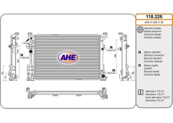 Su Radyatörü  FROW 215.1401.001  A2465001403 2465001403