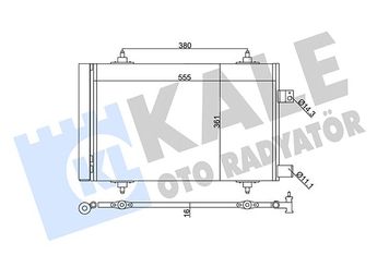 Klima Radyatörü  KALE 345665  6455HV 6455JB 9683011280 9685742080