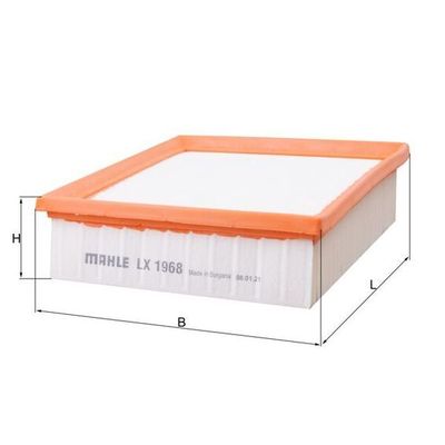 Hava Filtresi  Opel Corsa E (2014->)  MAHLE LX 1968