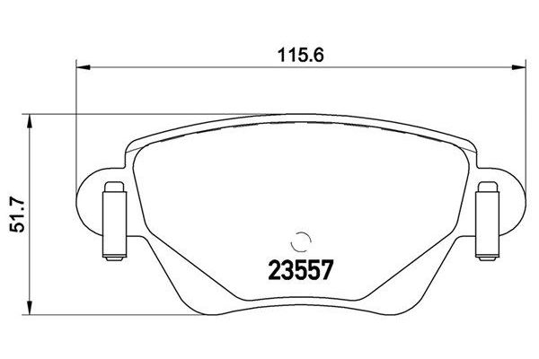 Fren Disk Balata Arka Jaguar X-Type (06.2001->)  MAGNETI MARELLI 363700424059