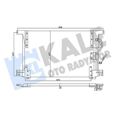 Klima Radyatörü  KALE 360155