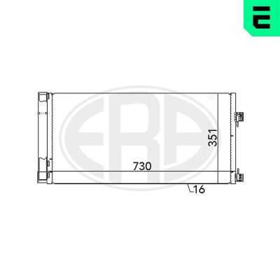 Klima Radyatörü  Renault Laguna Coupe (2008->)  ERA 667133