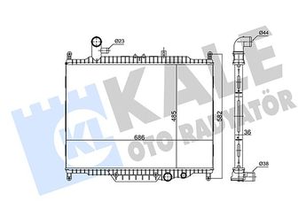 Su Radyatörü  KALE 360165  95VB8A080DF 95VB 8A080 DF LR015561