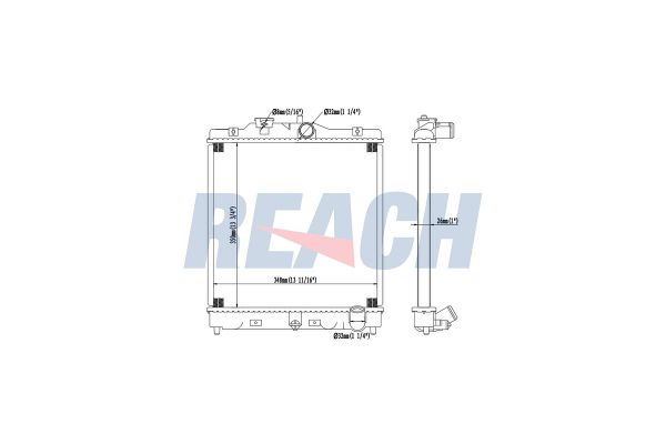 Su Radyatörü  Honda HR-V (GH)(01.1999->)  BEHR CR 186 000S