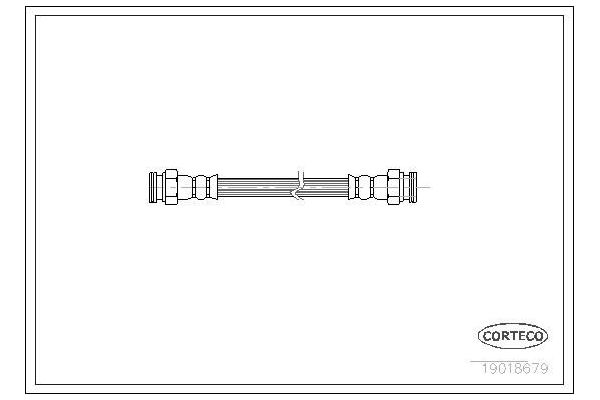 Fren Hortumu Arka Sağ veya Sol Renault Espace (J63)(01.1991->)  BREMBO T 68 021