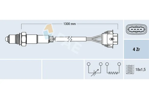 Oksijen (Lambda) Sensörü  FAE 77248
