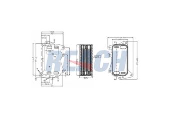 Motor Yağ Soğutucu  ASPART 6OCO1048  11428510856 11 42 8 510 856 11428510856S1 11 42 8 510 856 S1 11428580681 11 42 8 580 681 11428580681S1 11 42 8 580 681 S1 8510856