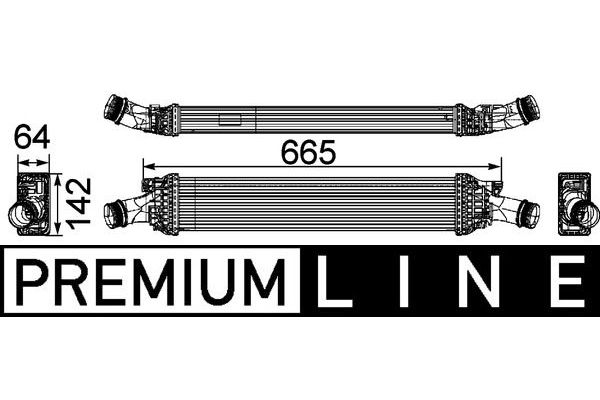 Turbo Radyatörü  Audi A6 Avant (4GD)(09.2014->)  MAHLE CI 170 000P